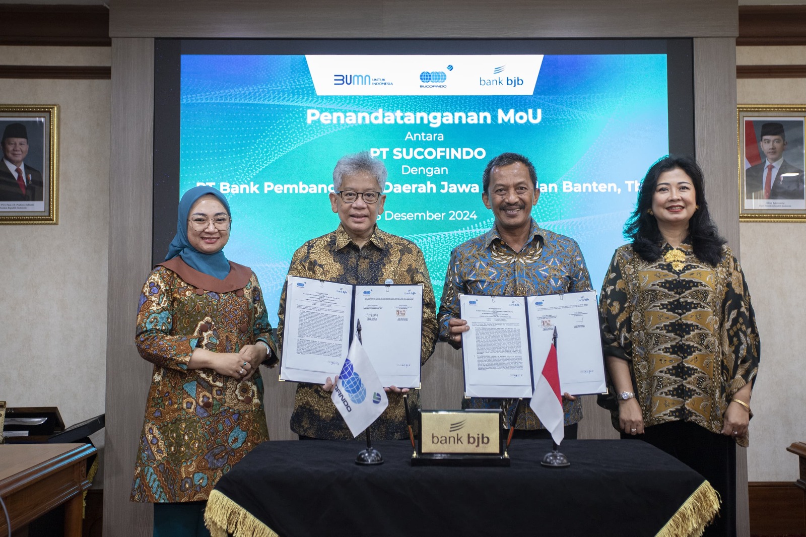 MoU Bank bjb dan Sucofindo