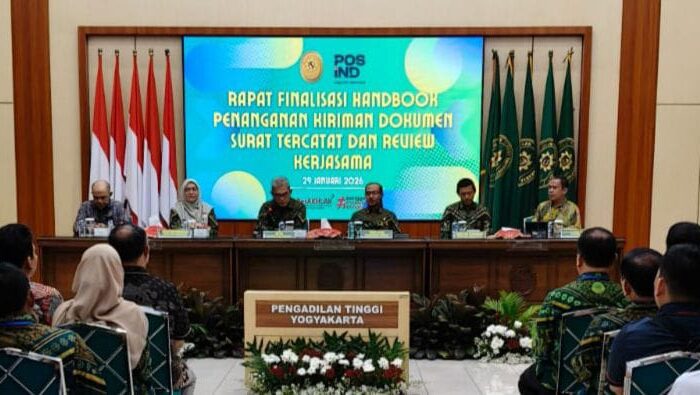 PT Pos Indonesia dan Mahkamah Agung Finalisasi Handbook Pengiriman Dokumen Peradilan