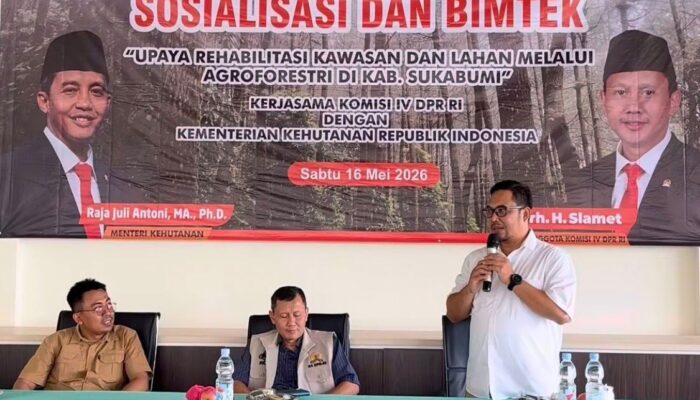 Kemenhut RI dan DPR RI Dorong Percepatan Rehabilitasi Hutan dan Lahan di Sukabumi
