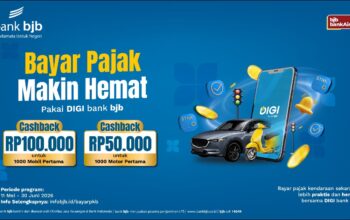 bank bjb Hadirkan Promo Cashback Bayar Pajak Kendaraan Lewat DIGI