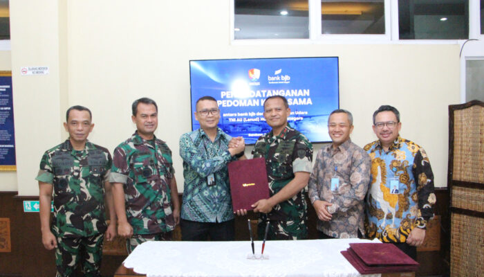 bank bjb dan Lanud Husein Sastranegara Perkuat Kerja Sama Layanan Keuangan Modern bagi Prajurit TNI AU